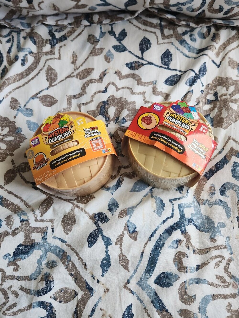 2 Original Mystery Dumplings 1 Glitter and 1 Pumpkin